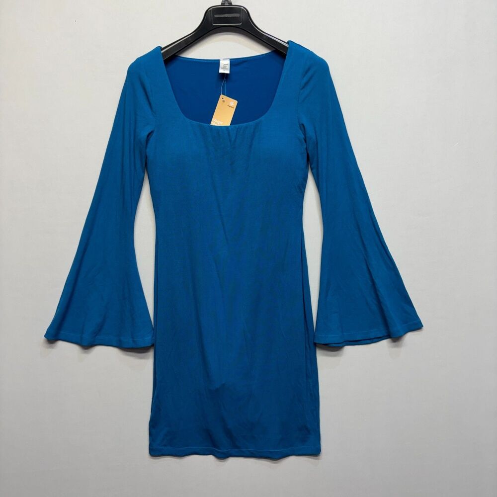 NWT Popilush Women Shapewear Bell Sleeve Slimming Dress Size Large D117 -12